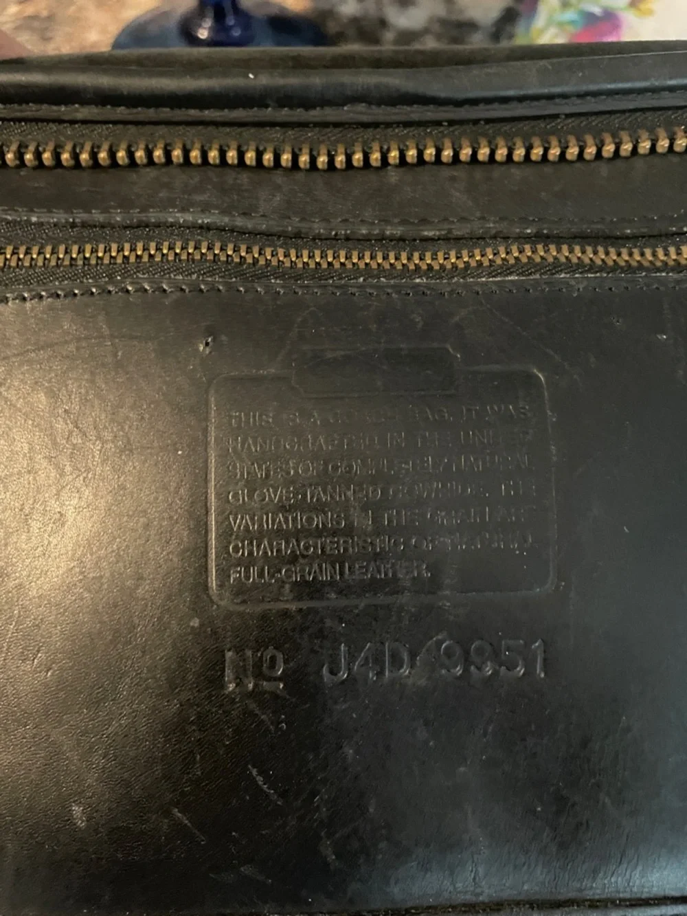 Vintage Coach 9951 Black Leather Crossbody Bag - Picture 4 of 11